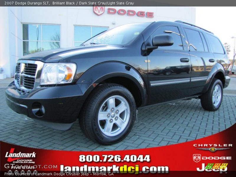 Brilliant Black / Dark Slate Gray/Light Slate Gray 2007 Dodge Durango SLT