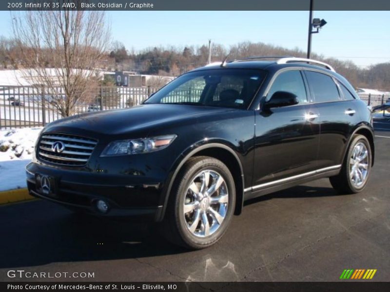 Black Obsidian / Graphite 2005 Infiniti FX 35 AWD