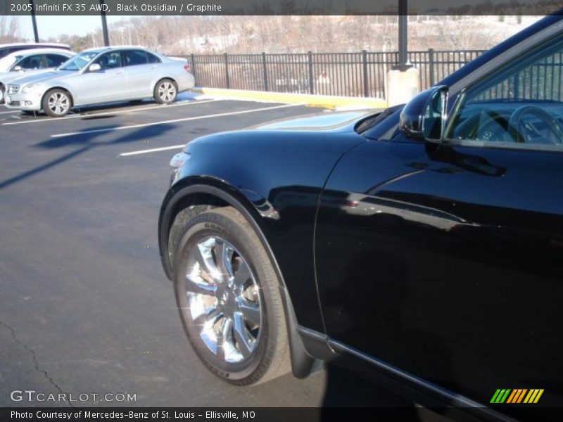 Black Obsidian / Graphite 2005 Infiniti FX 35 AWD