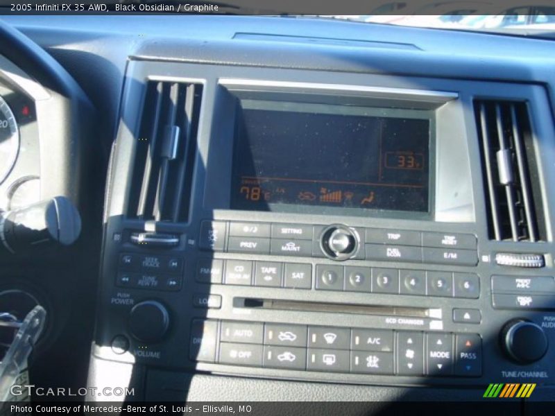 Black Obsidian / Graphite 2005 Infiniti FX 35 AWD