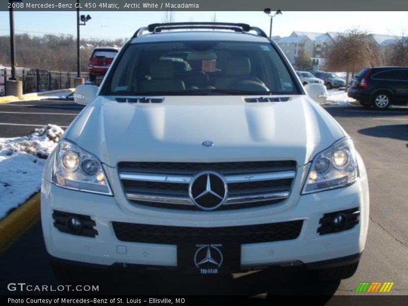 Arctic White / Macadamia 2008 Mercedes-Benz GL 450 4Matic