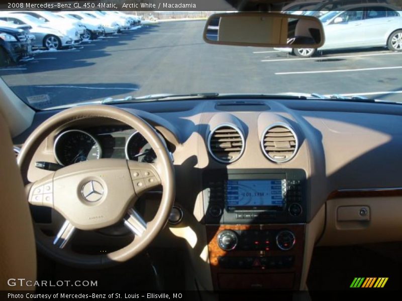 Arctic White / Macadamia 2008 Mercedes-Benz GL 450 4Matic