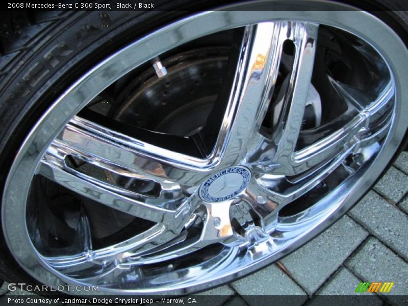 Black / Black 2008 Mercedes-Benz C 300 Sport