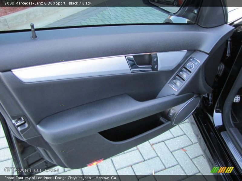 Black / Black 2008 Mercedes-Benz C 300 Sport