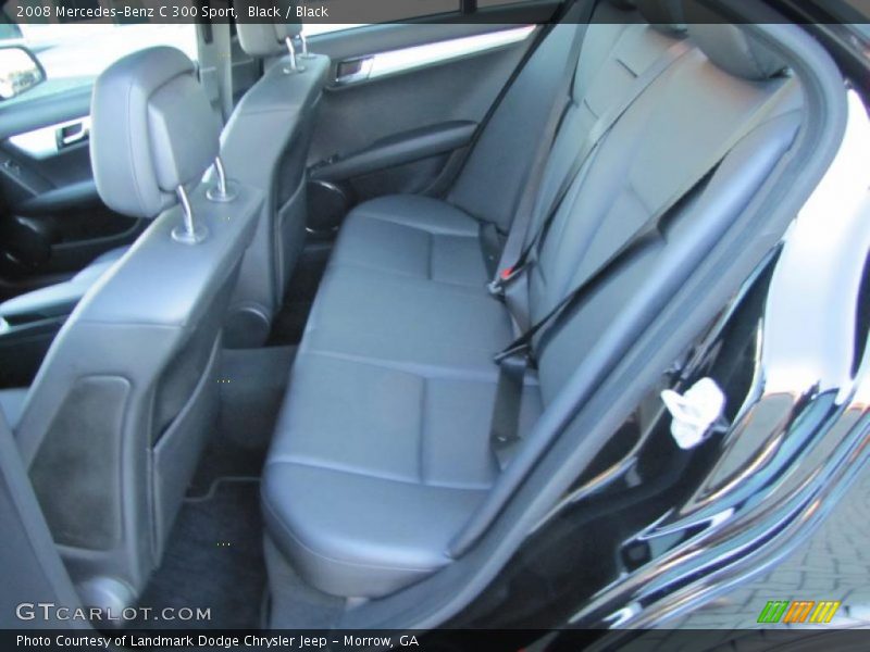 Black / Black 2008 Mercedes-Benz C 300 Sport