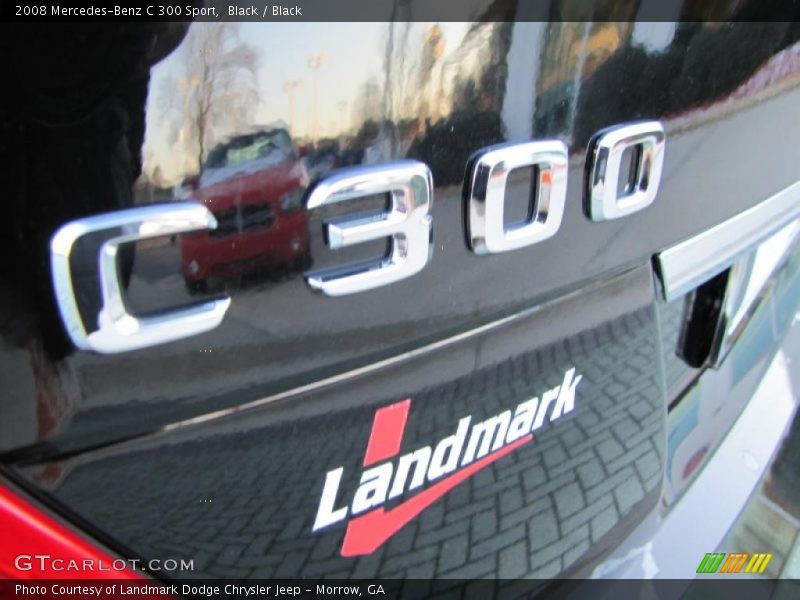 Black / Black 2008 Mercedes-Benz C 300 Sport