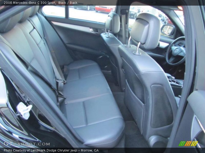 Black / Black 2008 Mercedes-Benz C 300 Sport