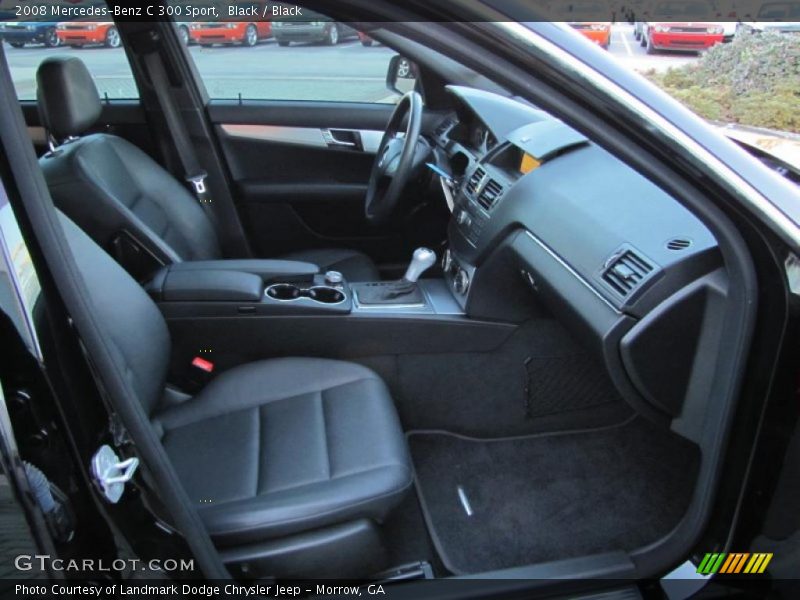 Black / Black 2008 Mercedes-Benz C 300 Sport