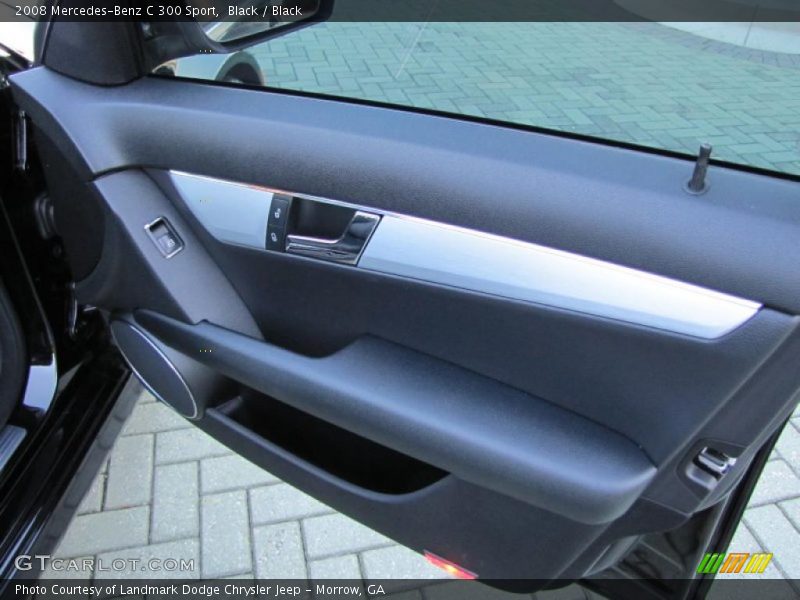 Black / Black 2008 Mercedes-Benz C 300 Sport