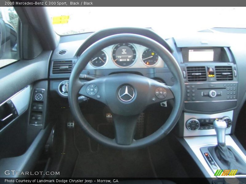 Black / Black 2008 Mercedes-Benz C 300 Sport