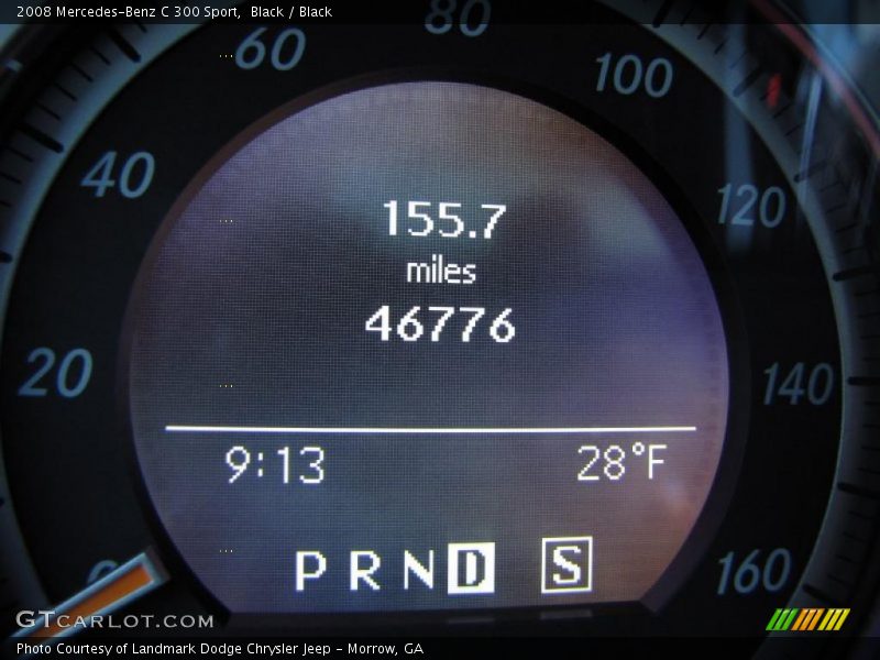 Black / Black 2008 Mercedes-Benz C 300 Sport