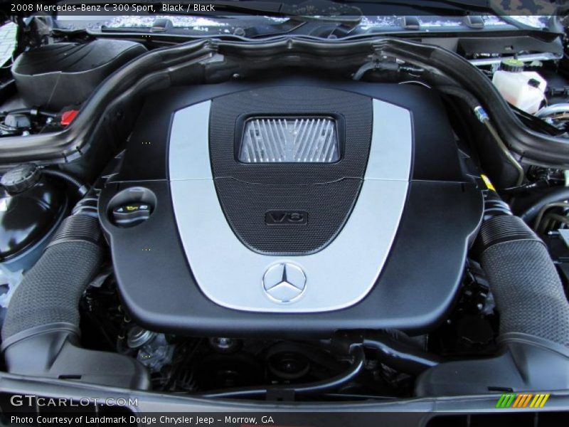 Black / Black 2008 Mercedes-Benz C 300 Sport
