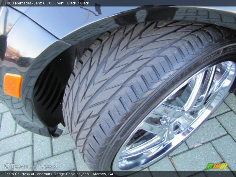 Black / Black 2008 Mercedes-Benz C 300 Sport