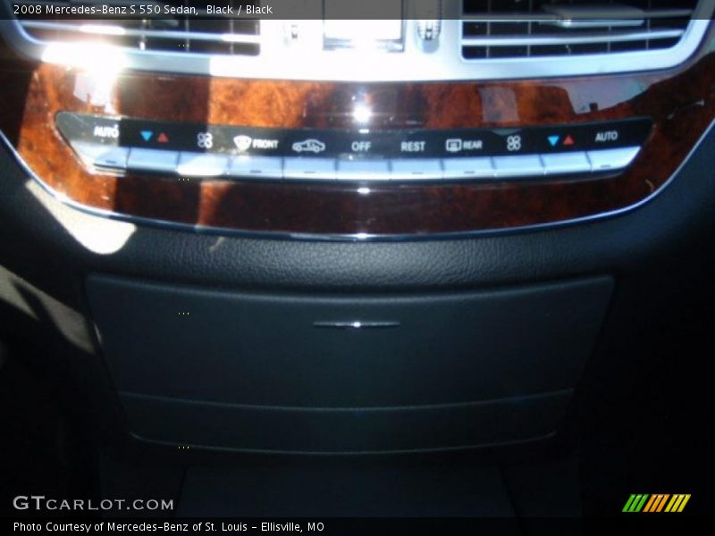 Black / Black 2008 Mercedes-Benz S 550 Sedan