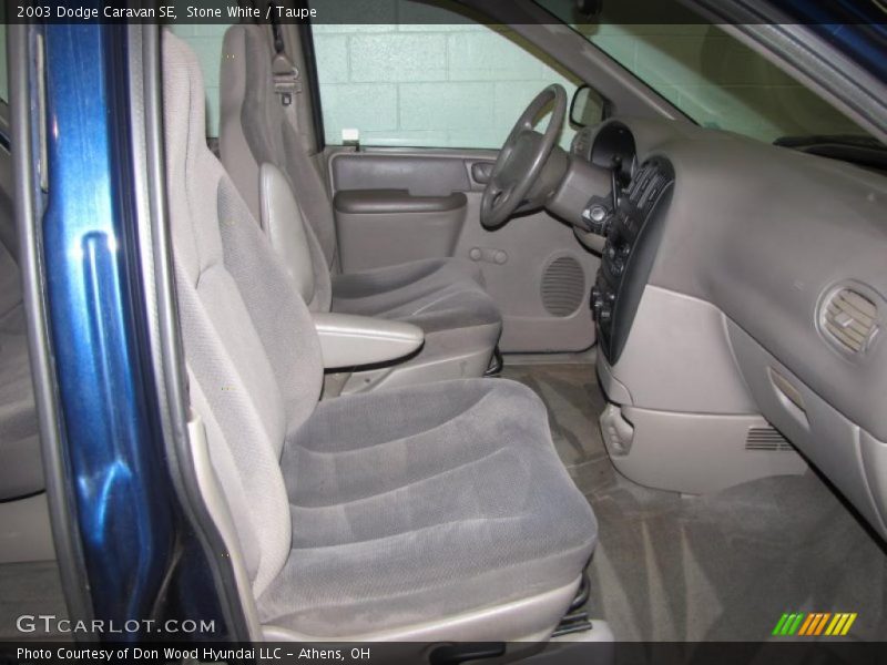Stone White / Taupe 2003 Dodge Caravan SE