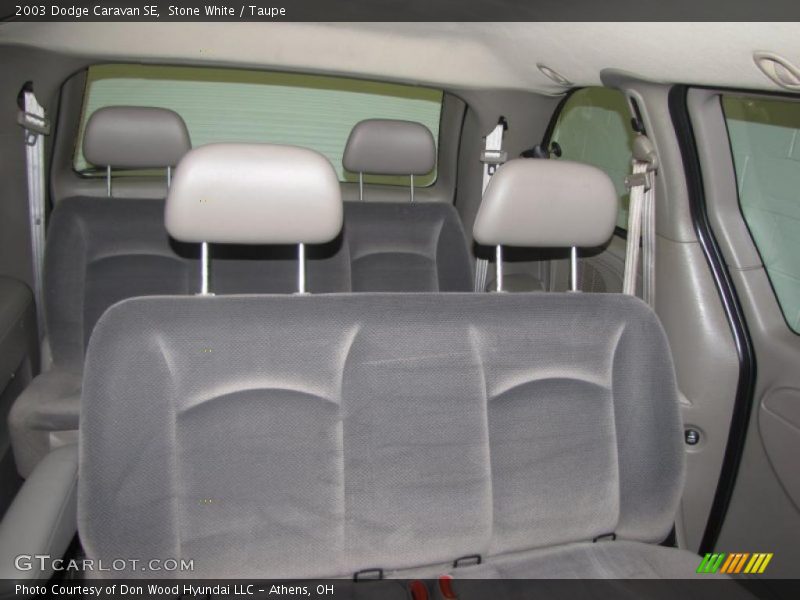 Stone White / Taupe 2003 Dodge Caravan SE