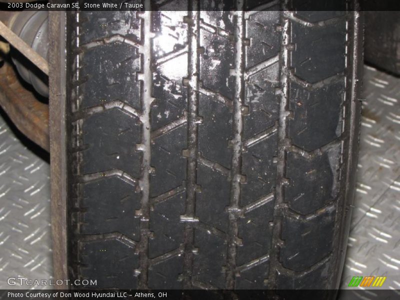 Stone White / Taupe 2003 Dodge Caravan SE