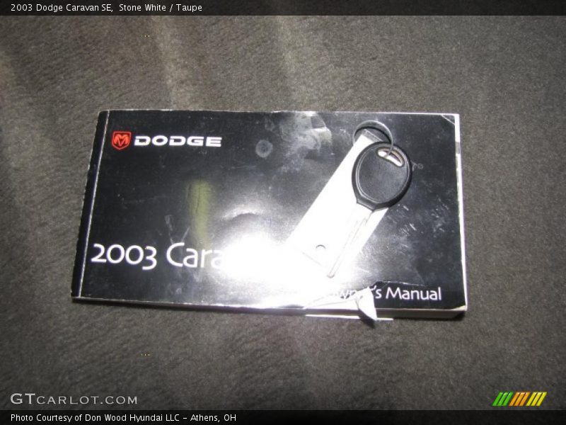 Stone White / Taupe 2003 Dodge Caravan SE