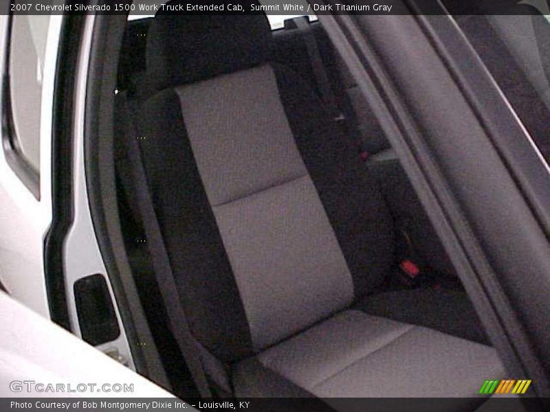 Summit White / Dark Titanium Gray 2007 Chevrolet Silverado 1500 Work Truck Extended Cab