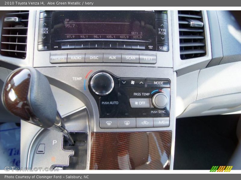 Controls of 2010 Venza I4