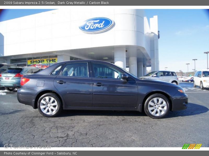 Dark Gray Metallic / Carbon Black 2009 Subaru Impreza 2.5i Sedan