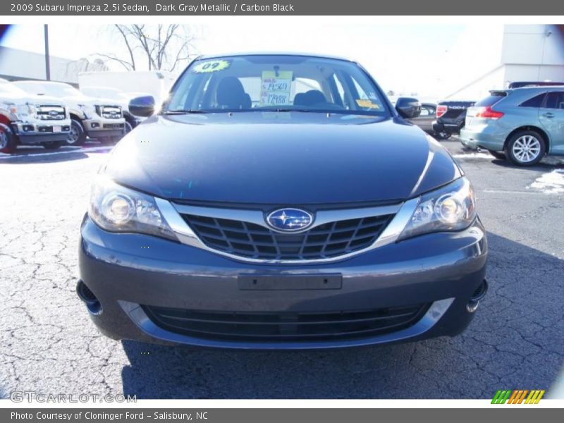 Dark Gray Metallic / Carbon Black 2009 Subaru Impreza 2.5i Sedan