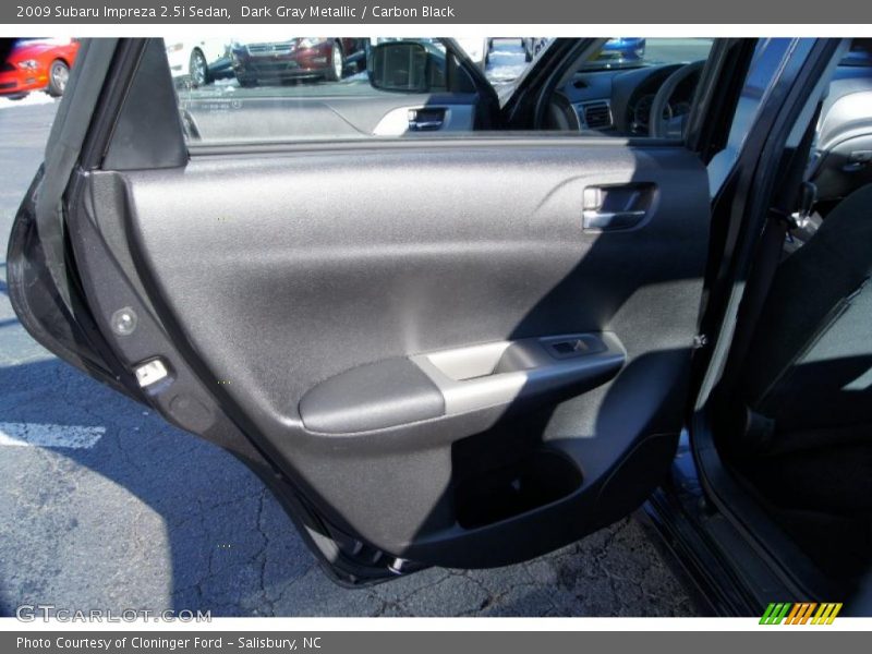 Dark Gray Metallic / Carbon Black 2009 Subaru Impreza 2.5i Sedan