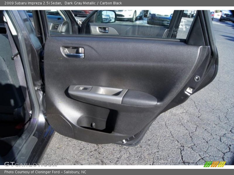 Dark Gray Metallic / Carbon Black 2009 Subaru Impreza 2.5i Sedan