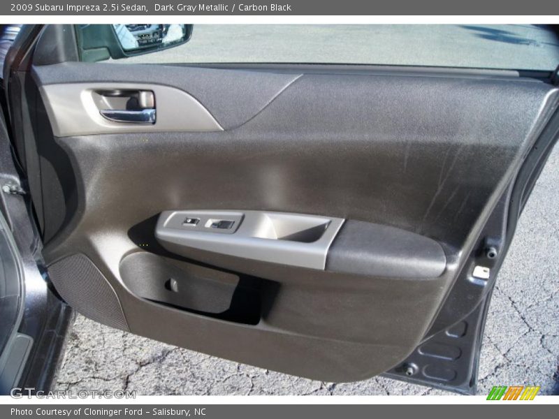 Dark Gray Metallic / Carbon Black 2009 Subaru Impreza 2.5i Sedan