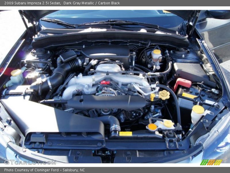 Dark Gray Metallic / Carbon Black 2009 Subaru Impreza 2.5i Sedan