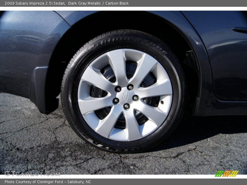 Dark Gray Metallic / Carbon Black 2009 Subaru Impreza 2.5i Sedan