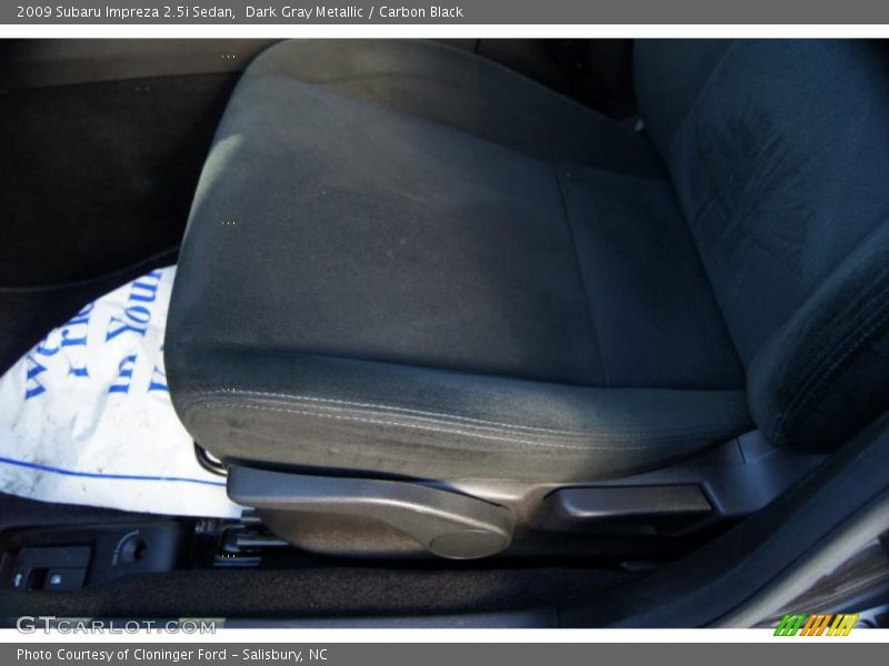 Dark Gray Metallic / Carbon Black 2009 Subaru Impreza 2.5i Sedan