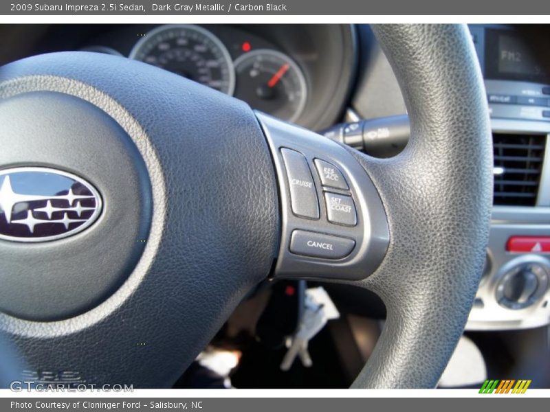 Dark Gray Metallic / Carbon Black 2009 Subaru Impreza 2.5i Sedan