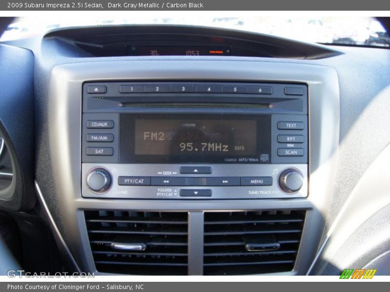 Dark Gray Metallic / Carbon Black 2009 Subaru Impreza 2.5i Sedan