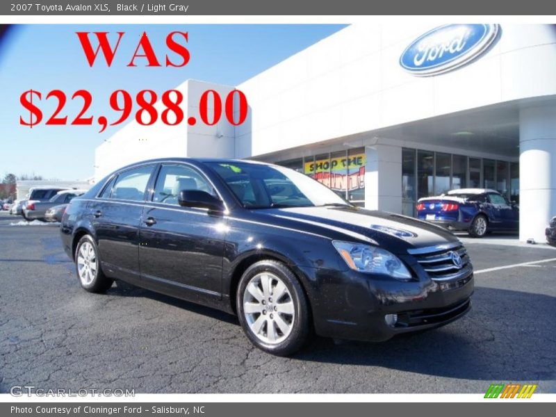 Black / Light Gray 2007 Toyota Avalon XLS