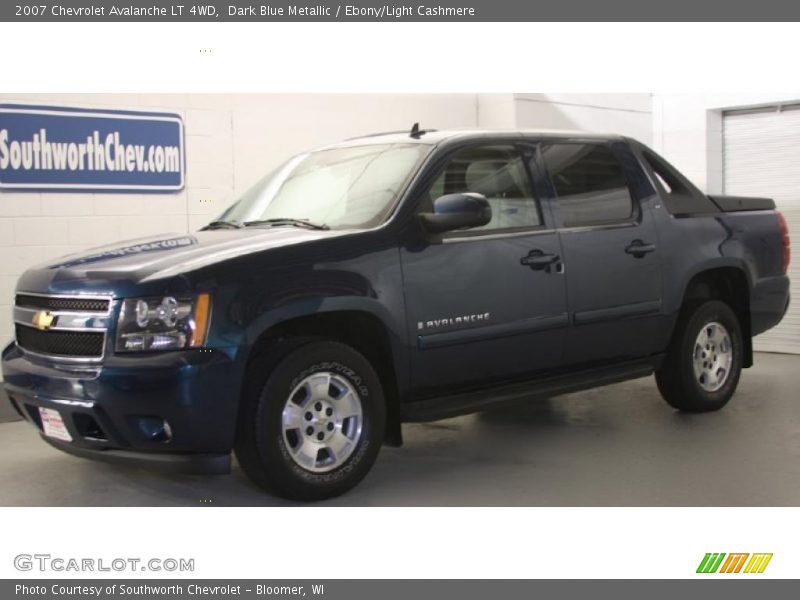 Dark Blue Metallic / Ebony/Light Cashmere 2007 Chevrolet Avalanche LT 4WD