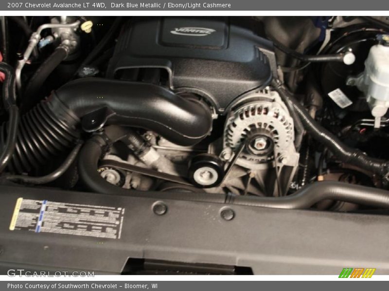 Dark Blue Metallic / Ebony/Light Cashmere 2007 Chevrolet Avalanche LT 4WD