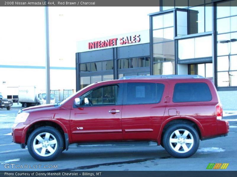  2008 Armada LE 4x4 Red Brawn