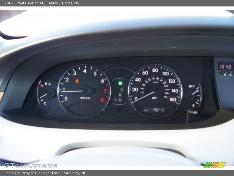 Black / Light Gray 2007 Toyota Avalon XLS