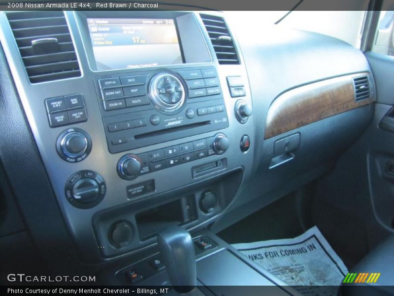 Red Brawn / Charcoal 2008 Nissan Armada LE 4x4
