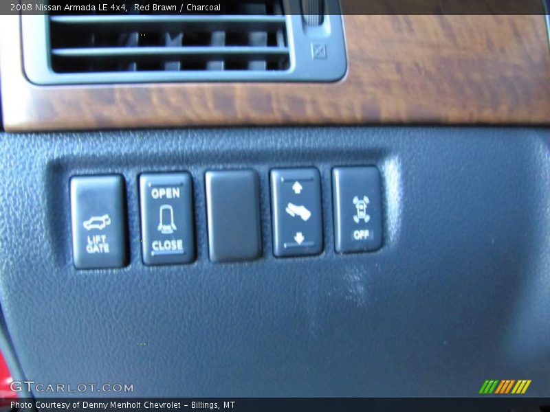 Red Brawn / Charcoal 2008 Nissan Armada LE 4x4