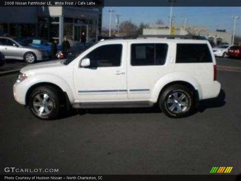 White Frost / Cafe Latte 2008 Nissan Pathfinder LE