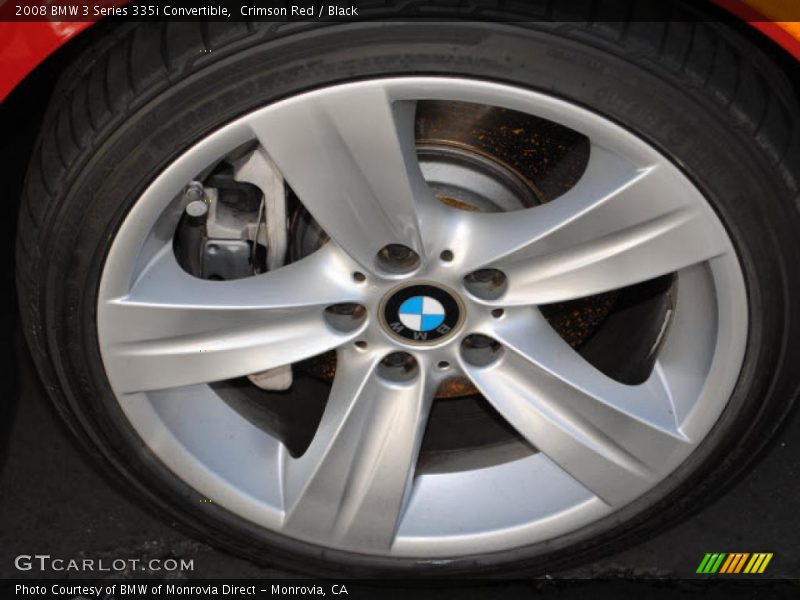 Crimson Red / Black 2008 BMW 3 Series 335i Convertible