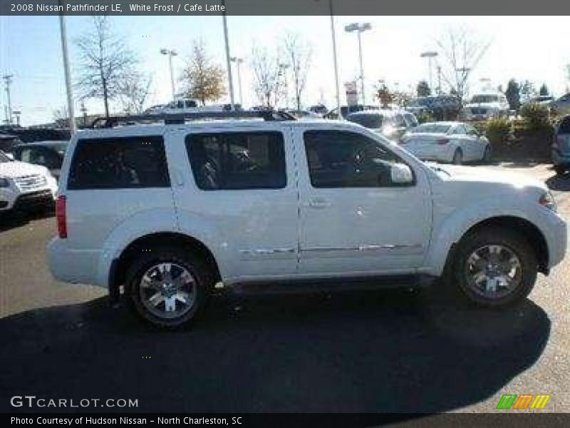 White Frost / Cafe Latte 2008 Nissan Pathfinder LE