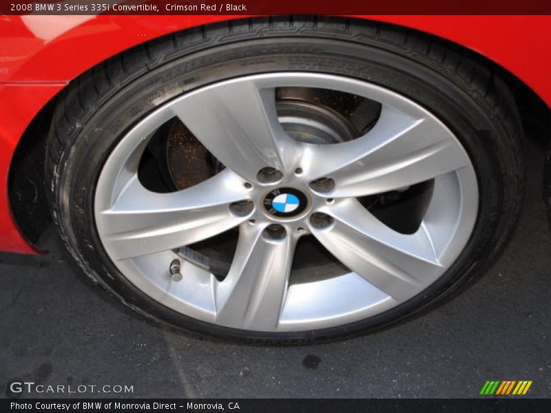 Crimson Red / Black 2008 BMW 3 Series 335i Convertible