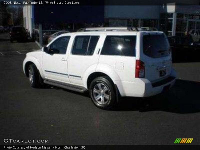 White Frost / Cafe Latte 2008 Nissan Pathfinder LE