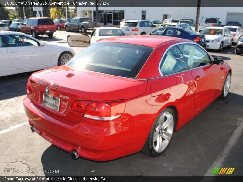 Crimson Red / Black 2008 BMW 3 Series 335i Convertible