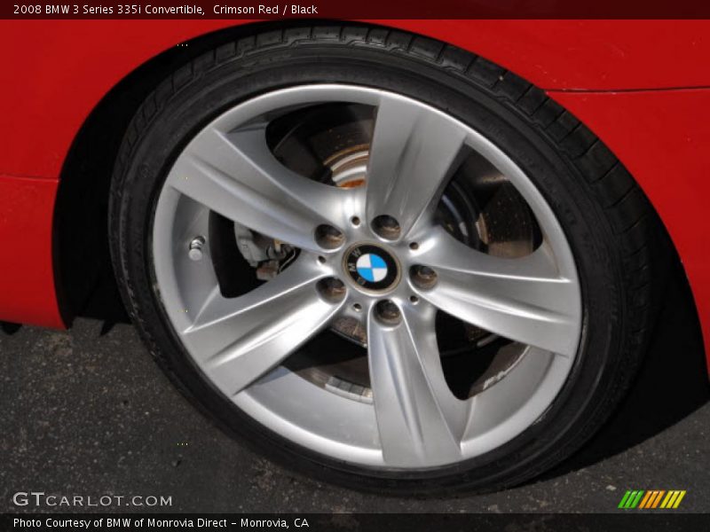 Crimson Red / Black 2008 BMW 3 Series 335i Convertible