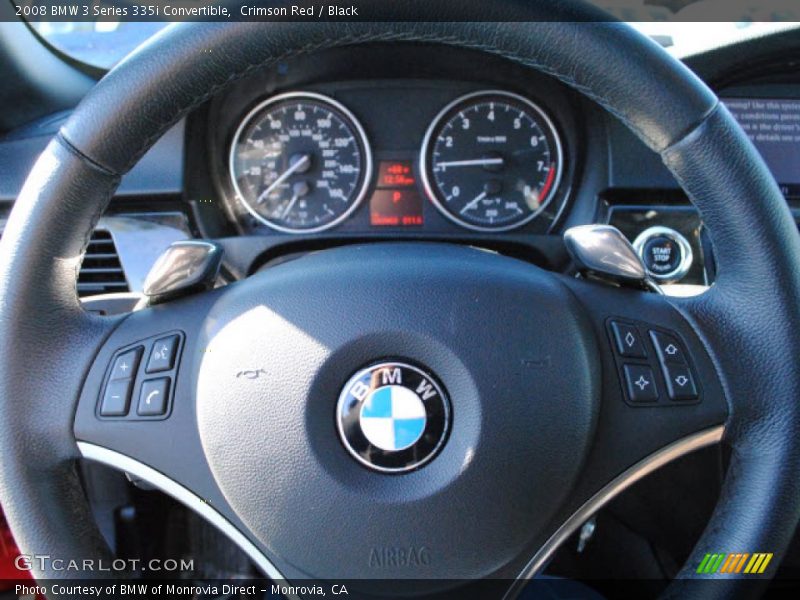 Crimson Red / Black 2008 BMW 3 Series 335i Convertible