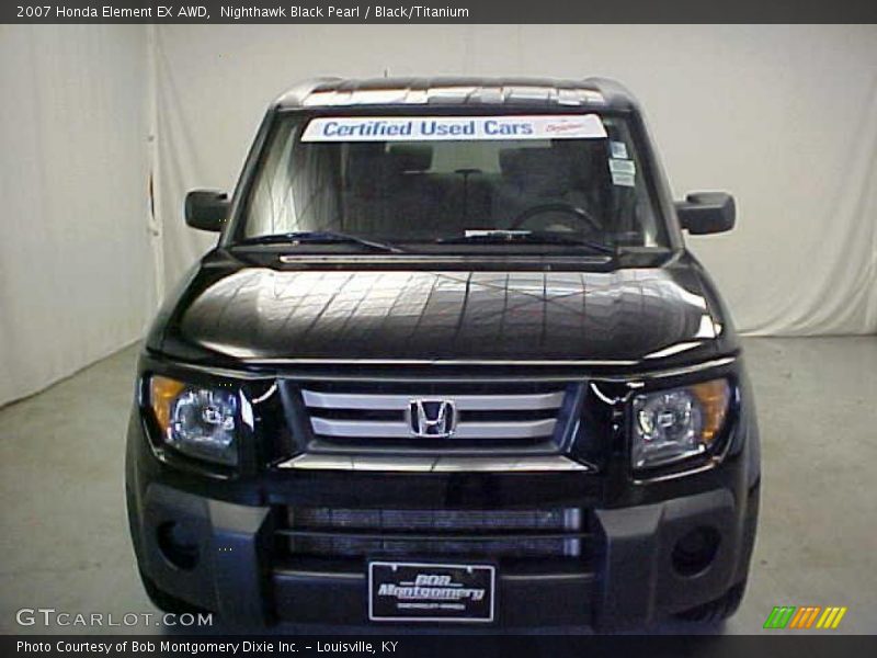 Nighthawk Black Pearl / Black/Titanium 2007 Honda Element EX AWD